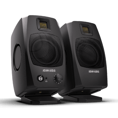 ADAM Audio D3V Desktop Monitors, Black (Sold in Pairs)