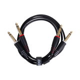 UDG Ultimate Audio Cable Set 1/4" Jack - 1/4" Jack, Black, Straight, 1.5 m