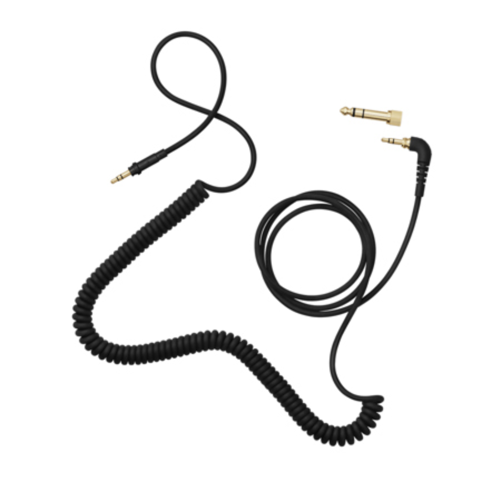 AIAIAI TMA-2 C02 Coiled Cable, Black, 1.5 m