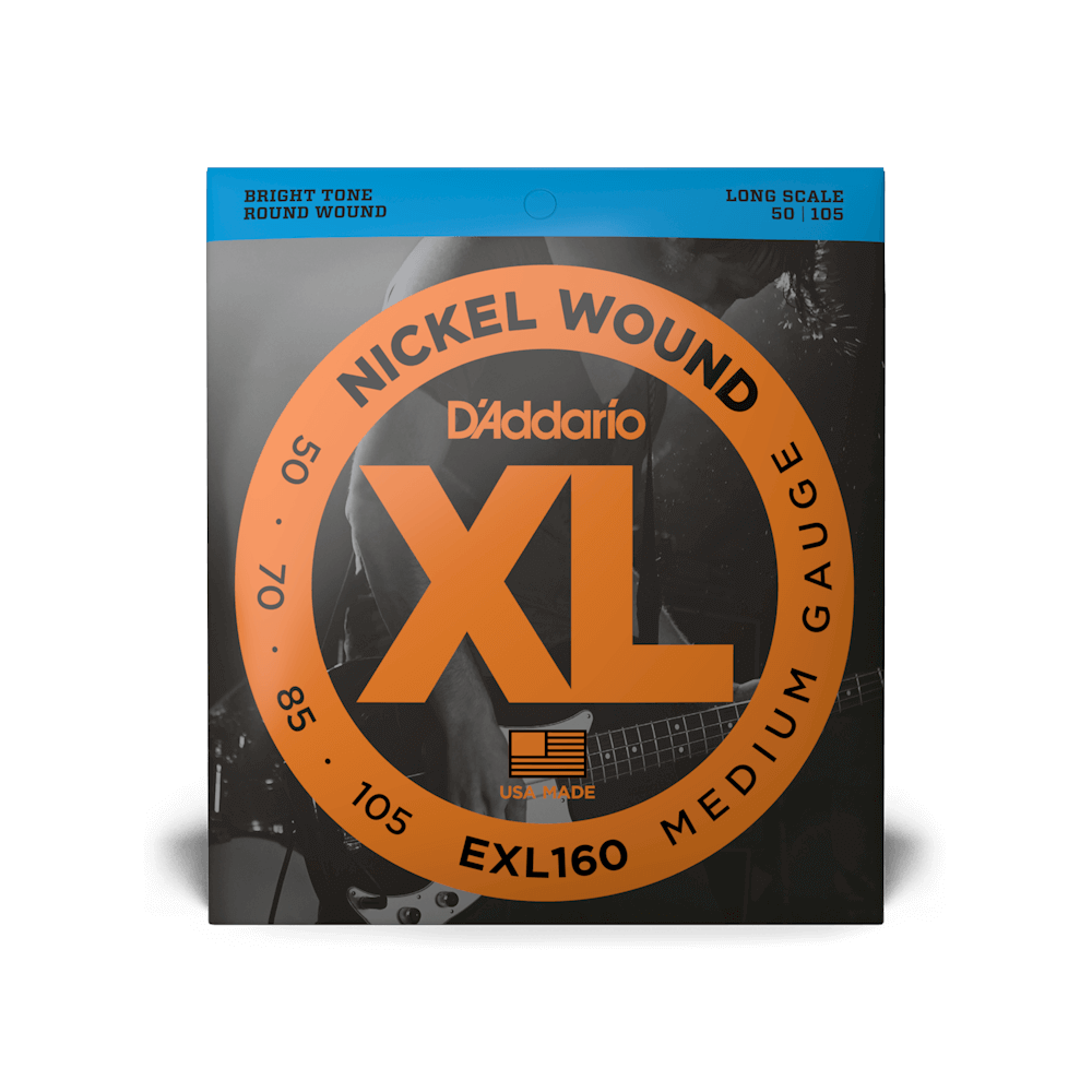 D’addario EXL160 50-105 Medium Long Scale Bass Guitar Strings