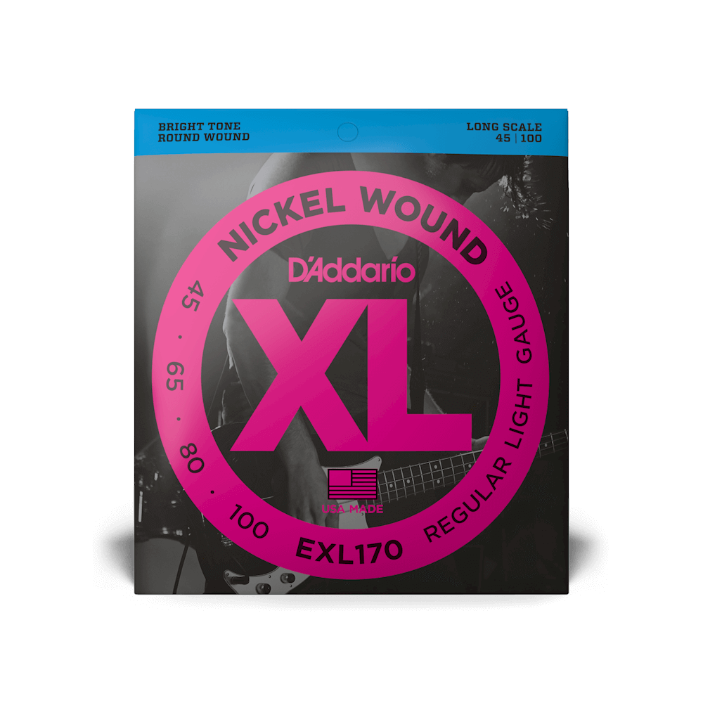 D’Addario EXL170 45-100 Regular Light Long Scale Bass Guitar Strings