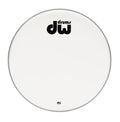 DW 22" Texture Coated Bass Drum Head, White, Non-Vented