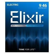 Elixir Strings Electric Polyweb Custom Light