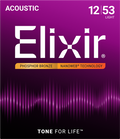 Elixir Strings Acoustic Phosphor Bronze Nanoweb Light
