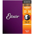 Elixir Strings Acoustic Phosphor Bronze Nanoweb Medium
