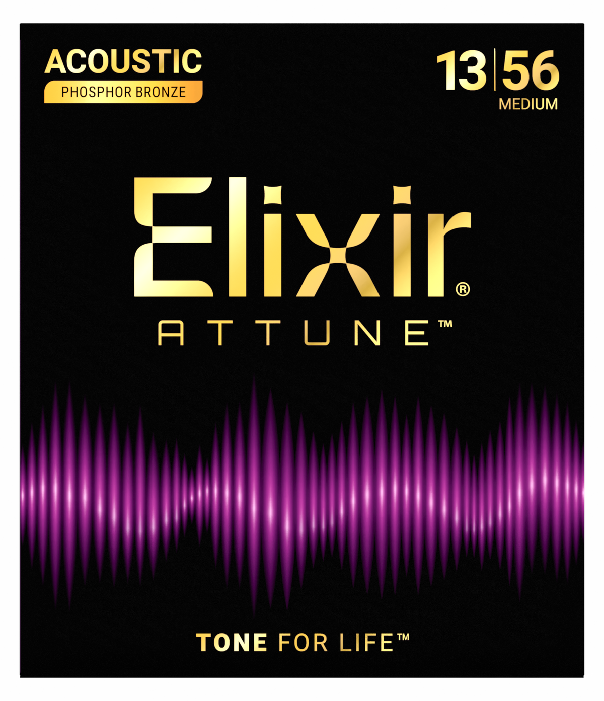 Elixir Strings Acoustic Phosphor Bronze Attune Medium