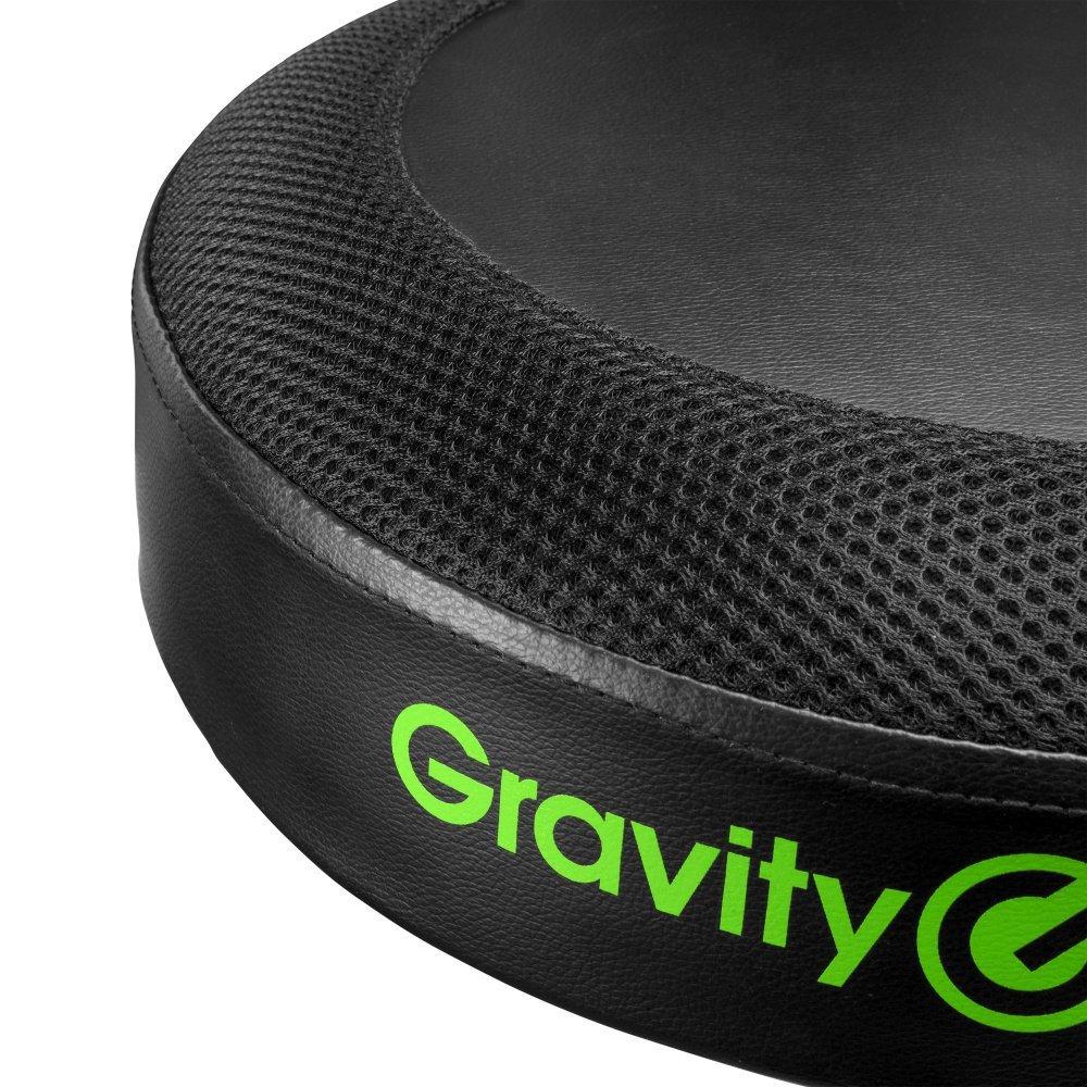 Gravity FD SEAT 1 Round Musicians Stool, Foldable, Adjustable Height