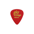 GHS A54 G Style Guitar Picks – Red – Medium Gauge