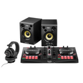Hercules DJ Essentials All-In-One Kit, Featuring DJControl Inpulse 300 MK2, DJMonitor 42 Monitoring Speakers, & HDP DJ60 Headphones