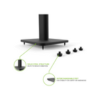Kanto Audio SP26PL Metal Speaker Stand, 26", Black (Sold in Pairs)