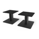 Kanto Audio SP6HD Desktop Speaker Stands for Med/Large Bookshelf Speakers & Mid-Size/Full-Size 4”-7” Studio Monitors, Black (Sold in Pairs)