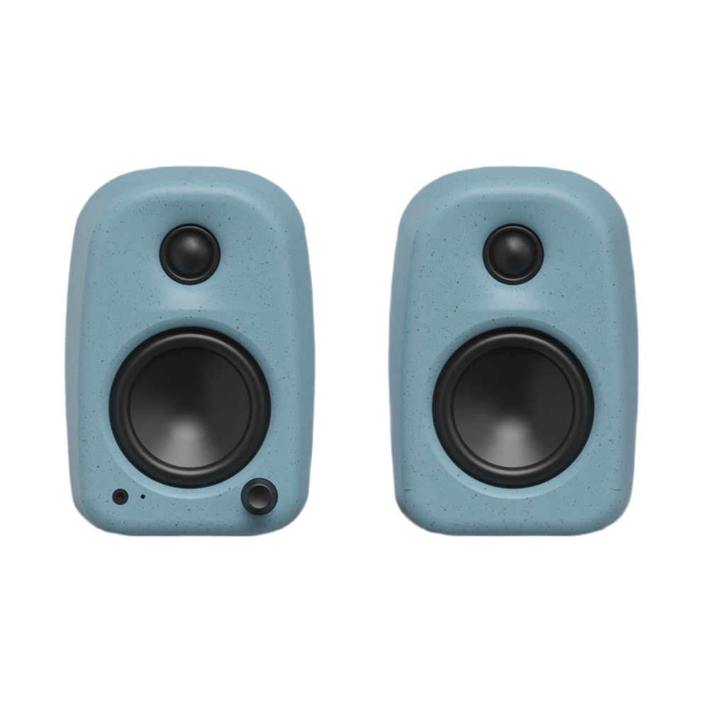 Kanto Audio UKI 100W Desktop Speakers with Bluetooth, USB-C, Headphone out, Cornflower (Matte Blue), Sold in Pairs