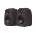 Kanto Audio UKI 100W Desktop Speakers with Bluetooth, USB-C, Headphone out, Pumice (Speckled Brown), Sold in Pairs