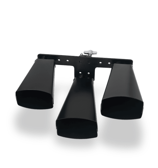 LP Tri-Bell 3", 4", 5 1/2" Vise Mount, Black