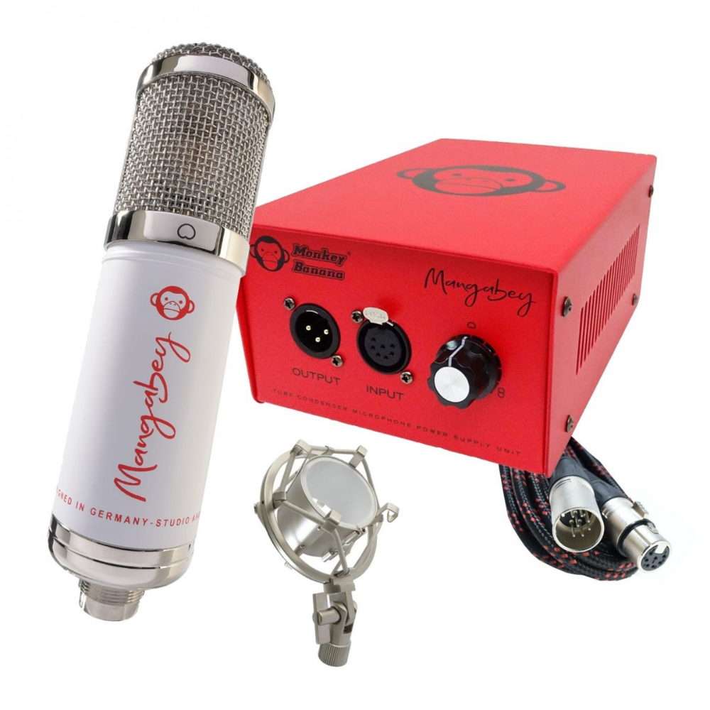 Monkey Banana Tube Condenser Mic, White