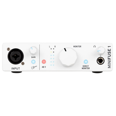 Arturia MiniFuse 1 Audio Interface, White