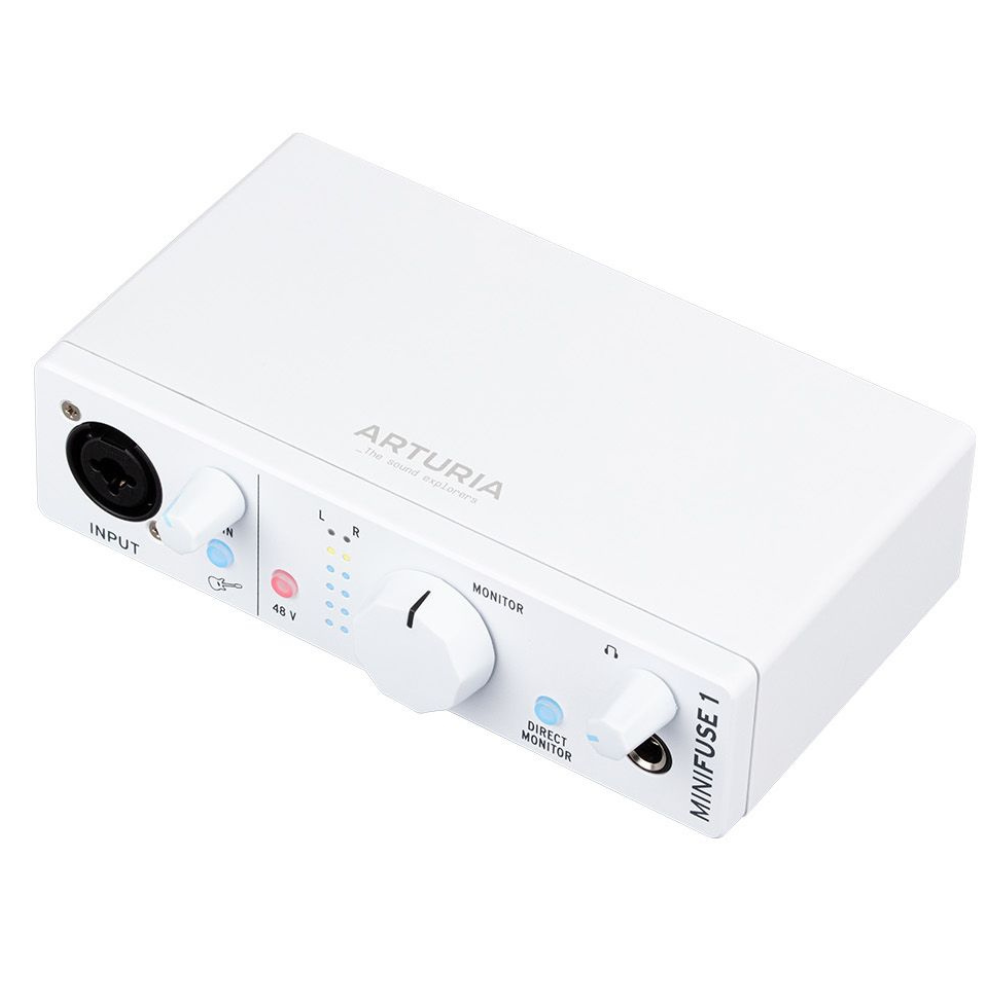 Arturia MiniFuse 1 Audio Interface, White