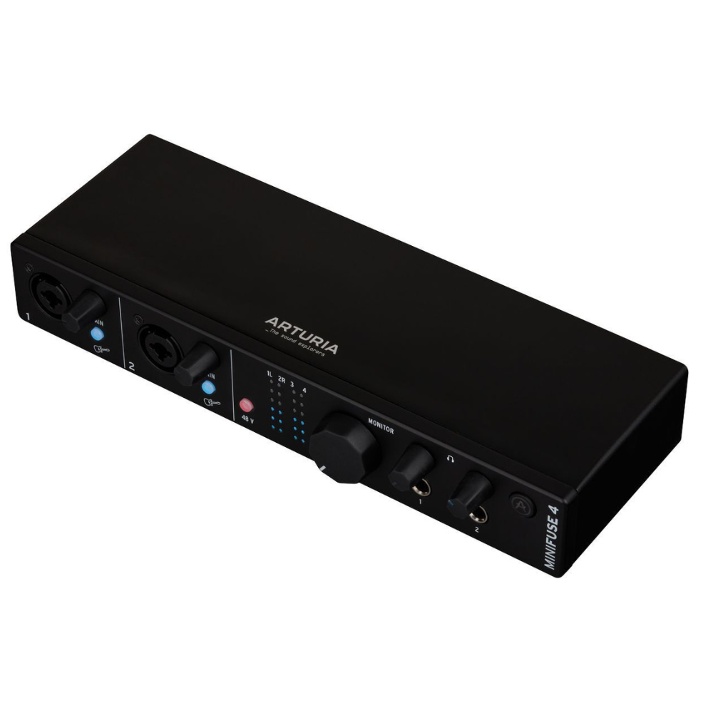 Arturia MiniFuse 4 Audio Interface, Black