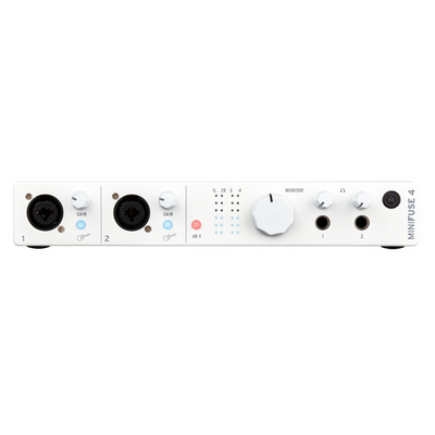 Arturia MiniFuse 4 Audio Interface, White