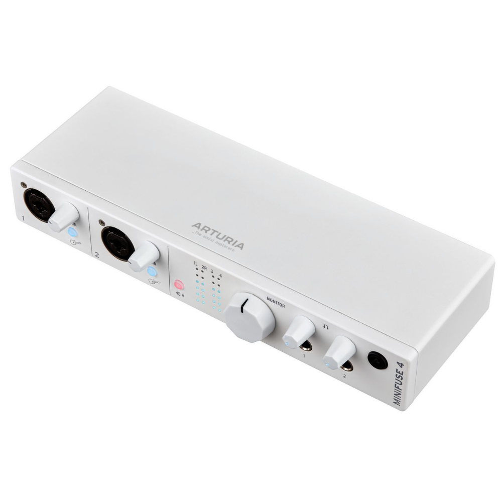 Arturia MiniFuse 4 Audio Interface, White
