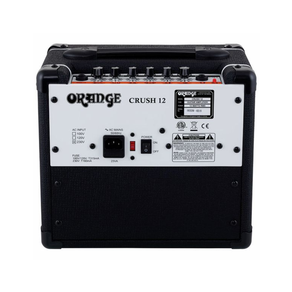 Orange Crush 12 – 12W Guitar Combo Amp, Black