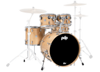 PDP Concept Maple 5-Piece Shell Pack 22", Natural Lacquer, Chrome Hardware