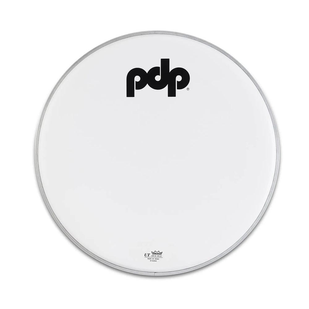 PDP 16" White Coated Logo Drum Head