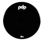 PDP 22" Black Smooth Logo Bass Drum Head
