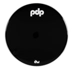 PDP 22" Black Smooth Logo Bass Drum Head