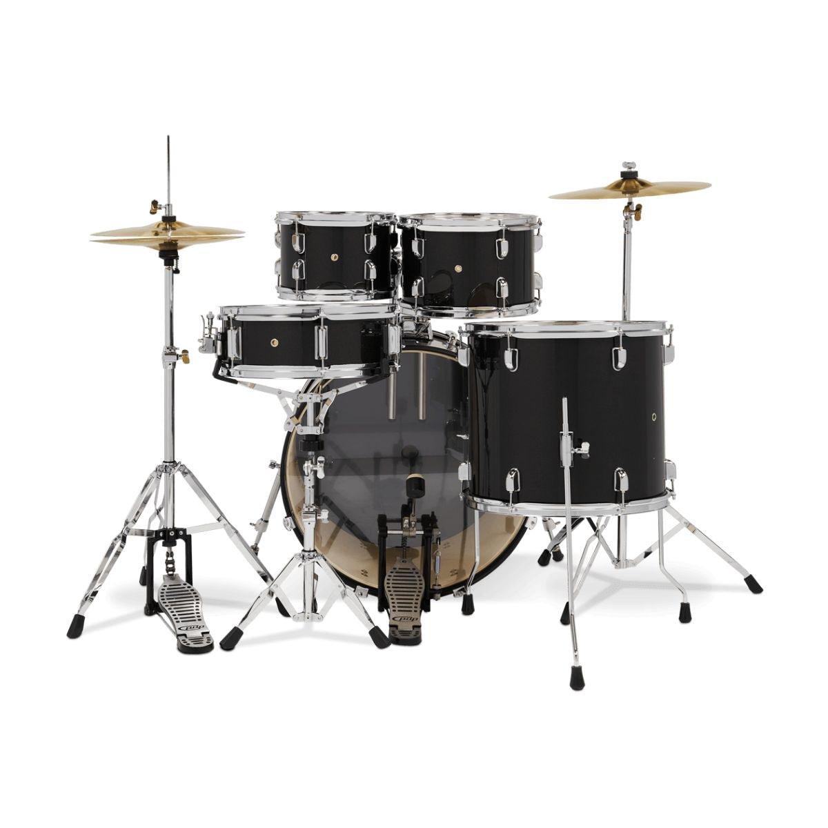 PDP CENTERstage 5-Piece Complete Drum Kit 22", Iridescent Black Sparkle (Hardware, Cymbals & Throne)