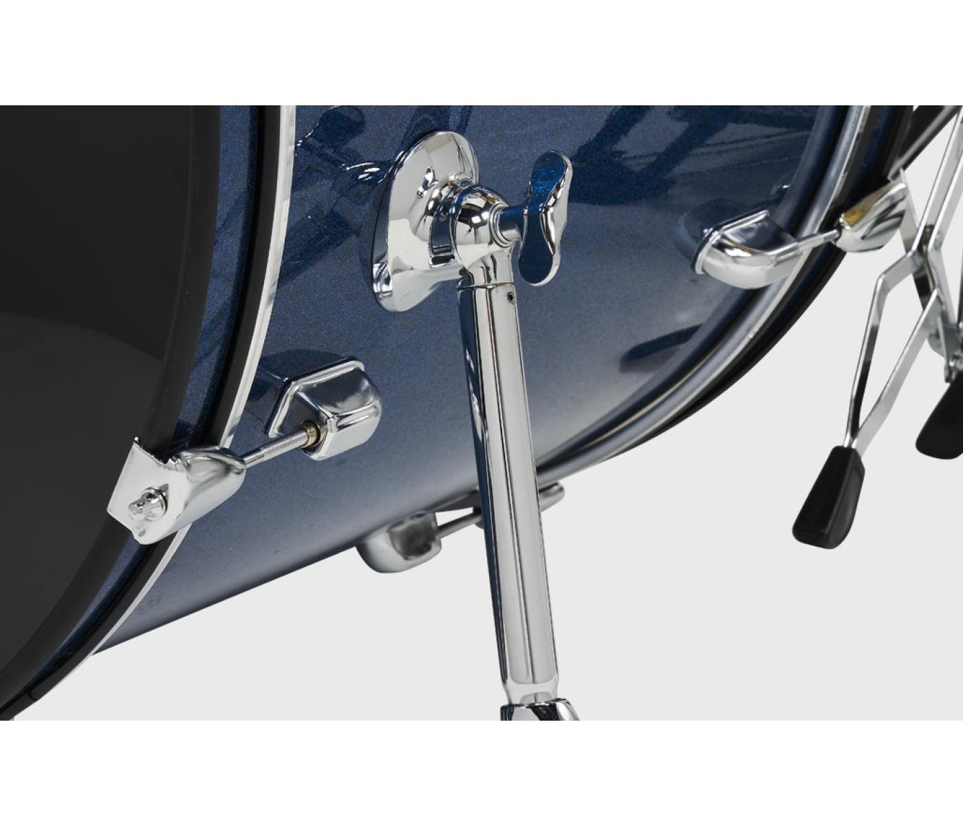 PDP CENTERstage 5-Piece Complete Drum Kit 22", Royal Blue Sparkle (Hardware, Cymbals & Throne)