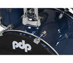 PDP CENTERstage 5-Piece Complete Drum Kit 22", Royal Blue Sparkle (Hardware, Cymbals & Throne)