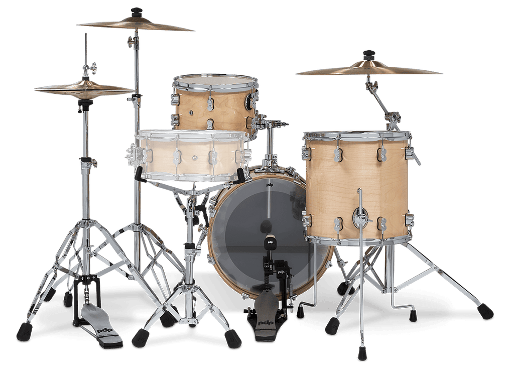 PDP Concept Maple Bop Kit 18", Natural Lacquer, Chrome Hardware