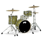 PDP Concept Maple Bop Kit 18", Satin Olive, Chrome Hardware