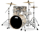 PDP Concept Maple 4-Piece Shell Pack 20", Twisted Ivory, Chrome Hardware