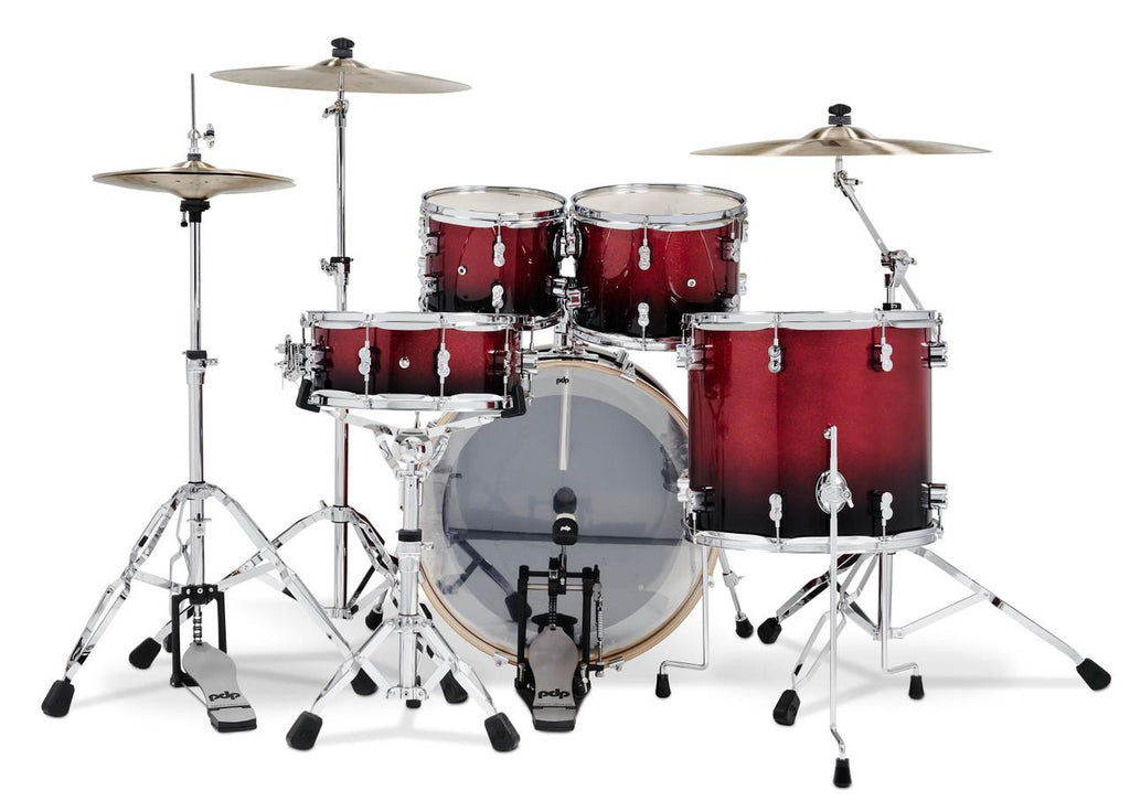 PDP Concept Maple 5-Piece Shell Pack 22", Natural Lacquer, Chrome Hardware