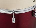 PDP Concept Maple 5-Piece Shell Pack 22", Red-to-Black Fade, Chrome Hardware