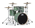 PDP Concept Maple 5-Piece Shell Pack 22", Satin Seafoam, Chrome Hardware