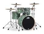 PDP Concept Maple 5-Piece Shell Pack 22", Satin Seafoam, Chrome Hardware