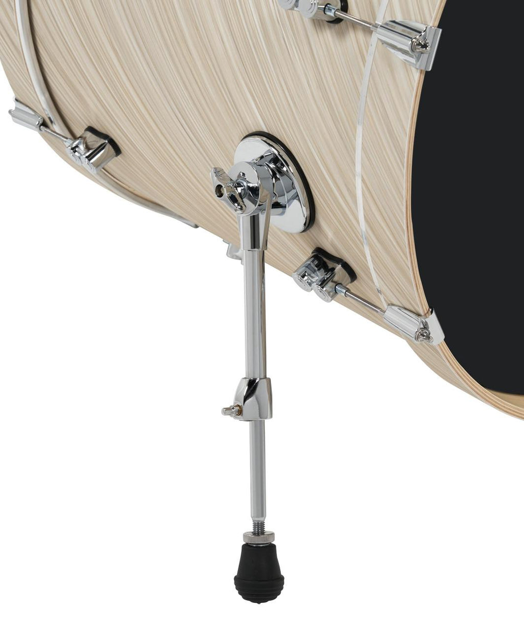 PDP Concept Maple 5-Piece Shell Pack 22", Twisted Ivory, Chrome Hardware