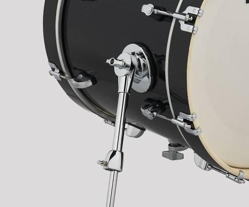 PDP New Yorker 4-Piece Shell Pack 16", Black Onyx Sparkle, Chrome Hardware