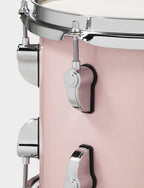 PDP New Yorker 4-Piece Shell Pack 16", Pale Rose Sparkle, Chrome Hardware