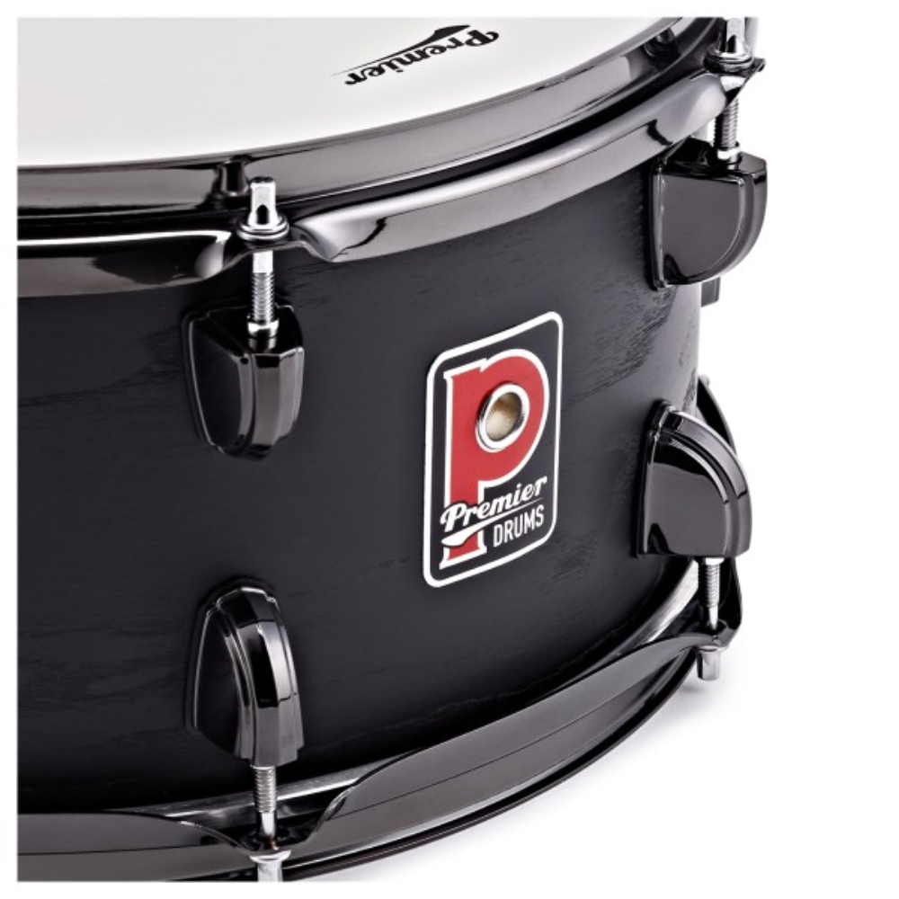 Premier Artist 14" x 6.5" Birch Snare Drum, Stealth Black