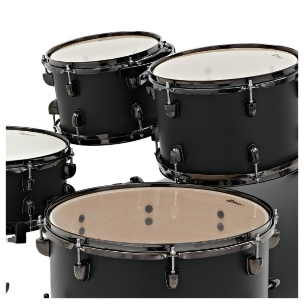 Premier Artist 22" 5pc Heavy Rock Shell Pack, Matte Black