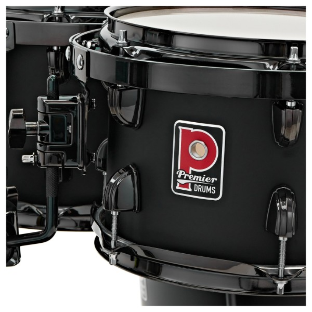 Premier Artist 22" 5pc Heavy Rock Shell Pack, Matte Black