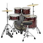 Premier Revolution 20" 5pc Drum Kit, Red Sparkle