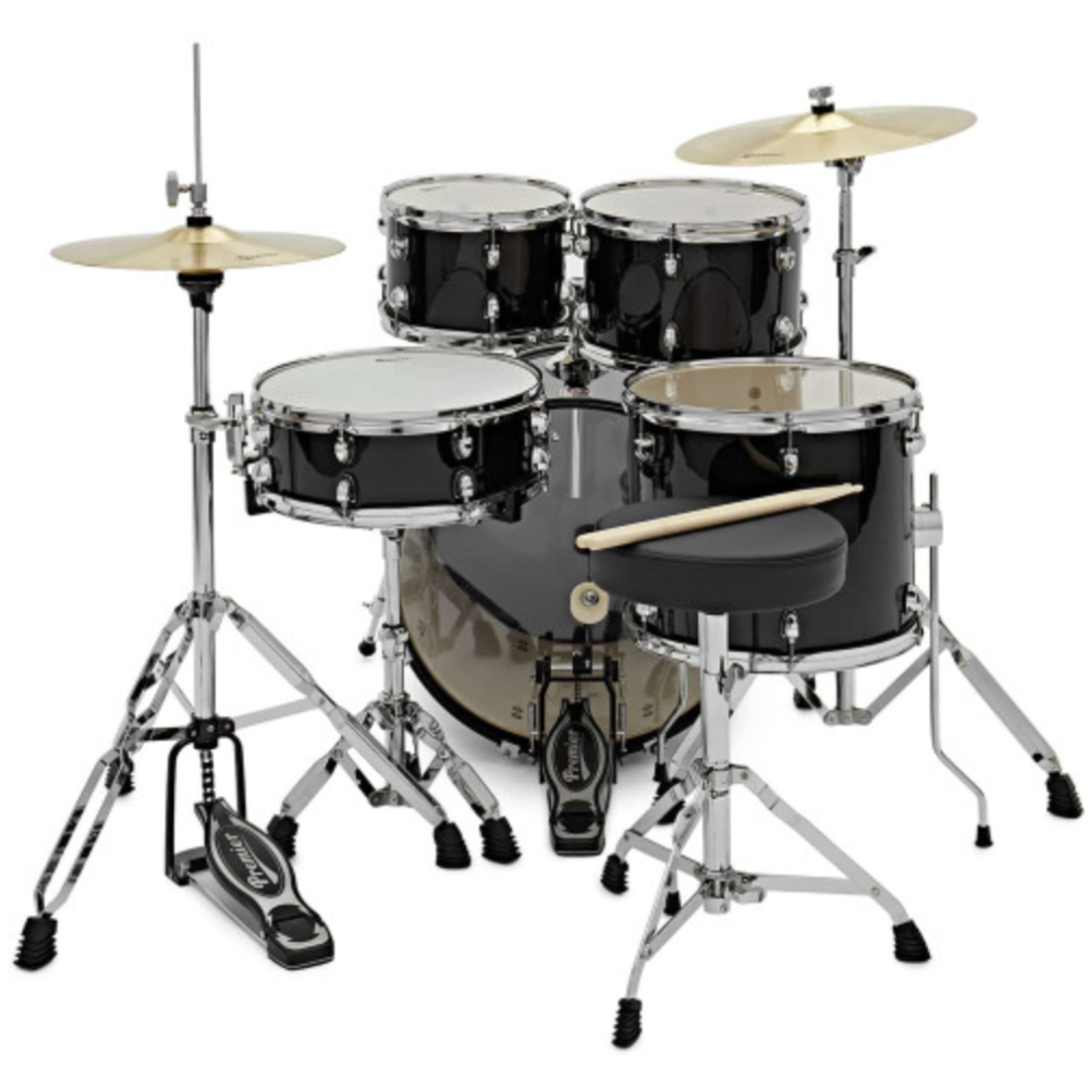 Premier Revolution 22" 5pc Drum Kit, Black
