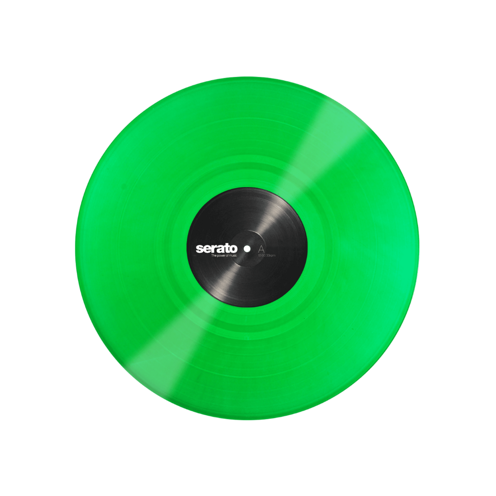 Serato Control Vinyls Performance Series, Green (Sold in Pairs)