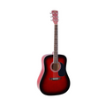Soundsation Yellowstone Acoustic Guitar – Red Sunburst Finish