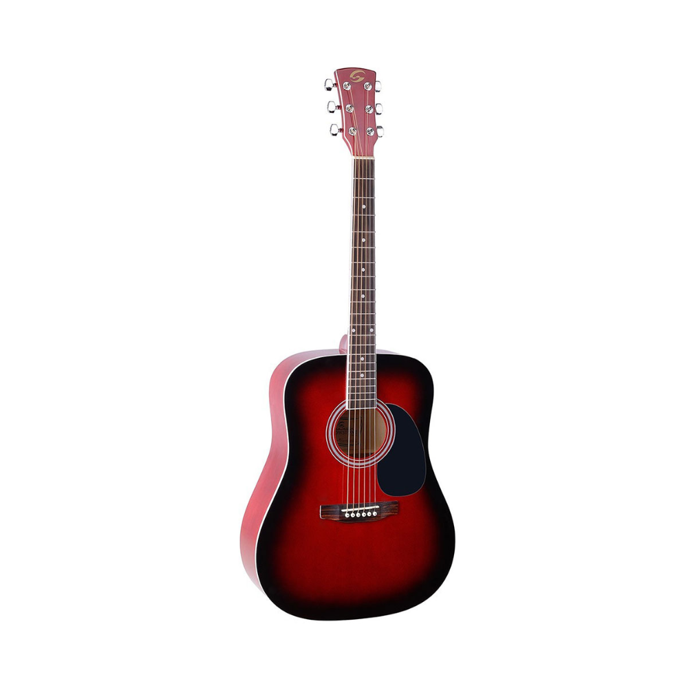 Soundsation Yellowstone Acoustic Guitar – Red Sunburst Finish